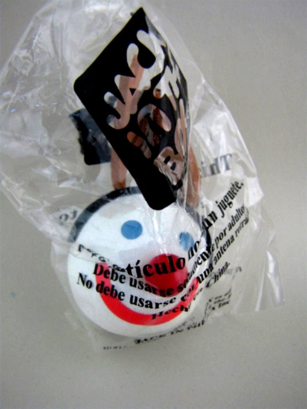 Jack in the Box Original Style Car Antenna Topper Ball Rudolph Red Nose Reindeer